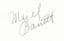 Majel Barrett Autograph Signed Display - Star Trek